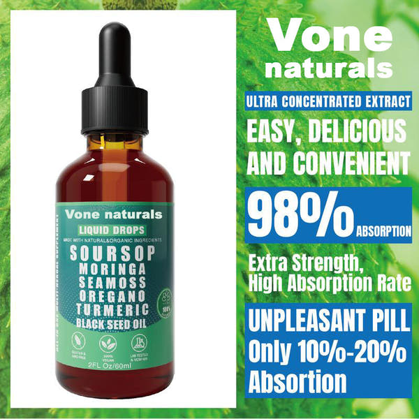 Vone Naturals organic 10:1 soursop extract drops